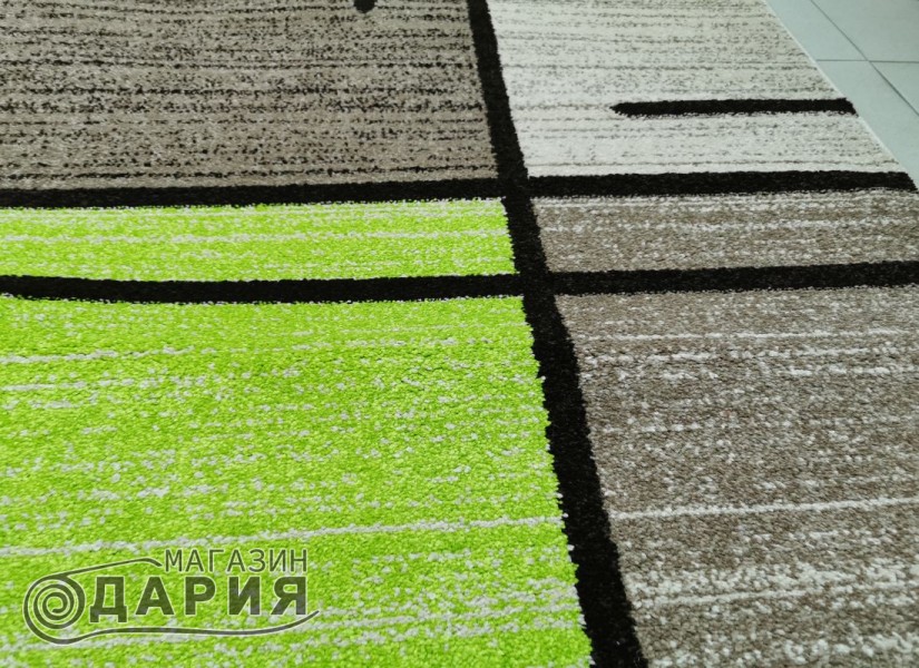 Тъкан килим MAGNOLIA 704 d.beige/green